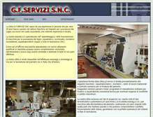 Tablet Screenshot of gfservizi.net